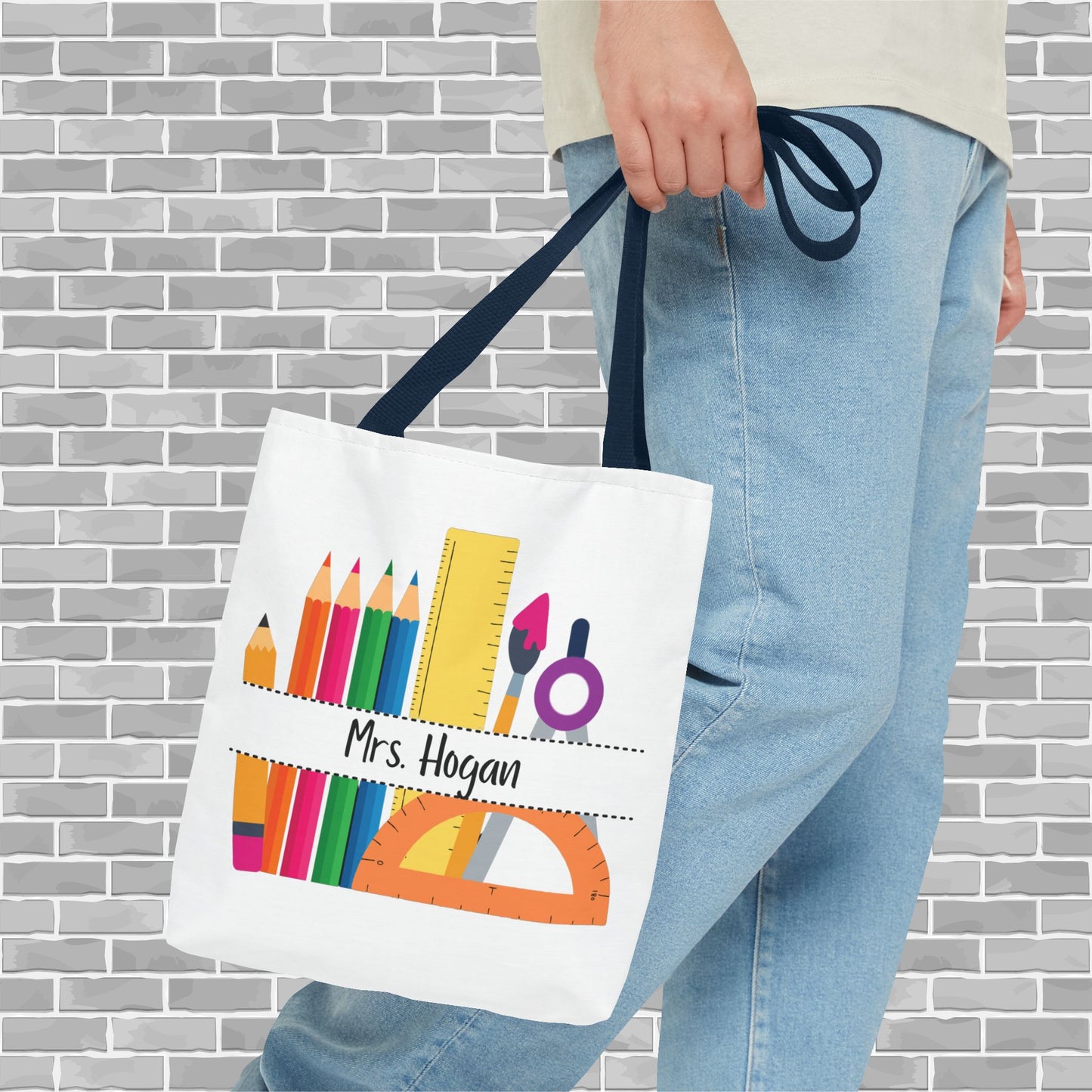 Teacher Tote Bag (Customizable)