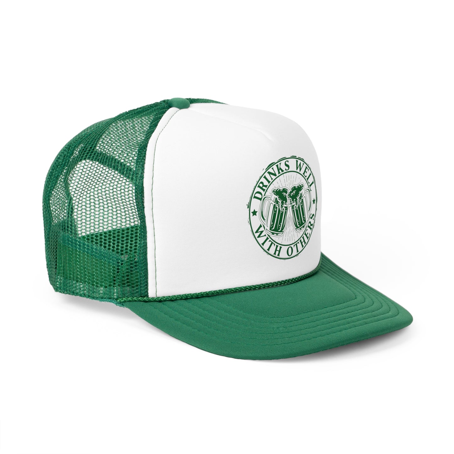 Drinks Well with Others St. Patrick's Day Trucker Cap