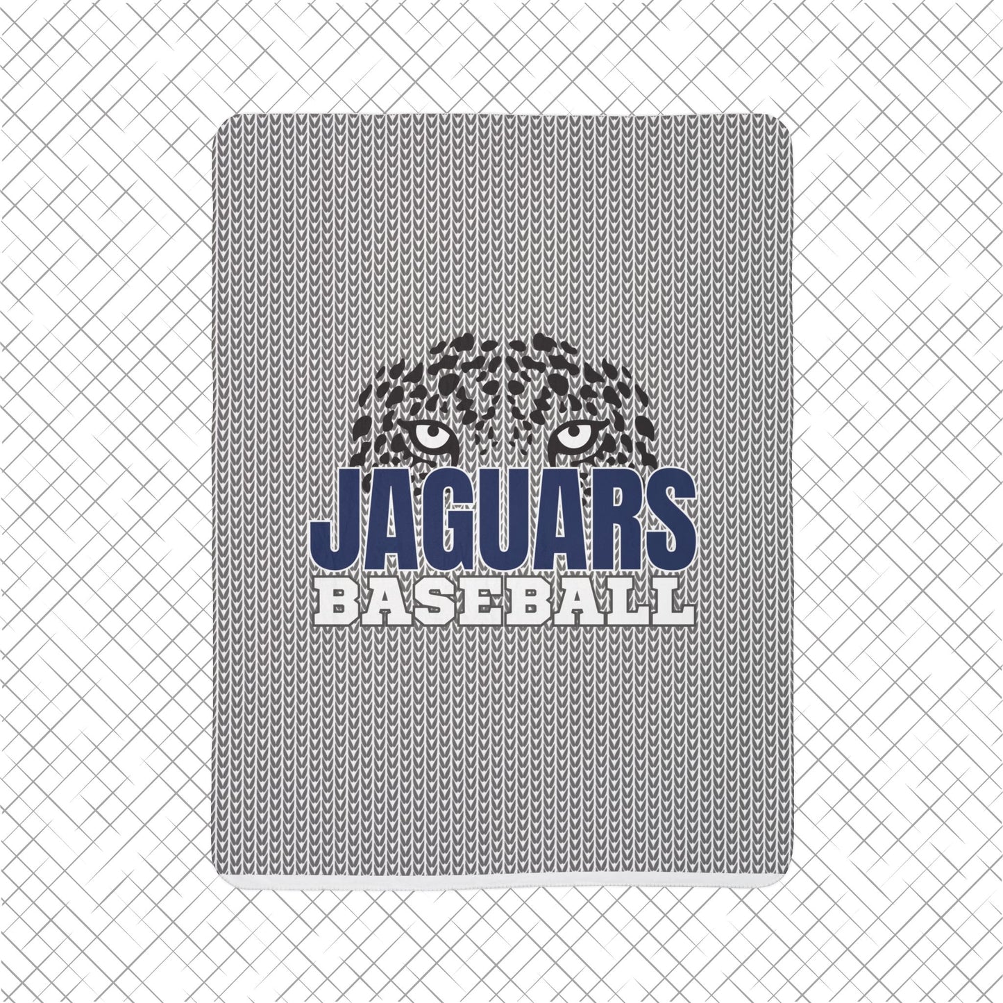 Jaguars Baseball Sherpa Blanket (Customizable)