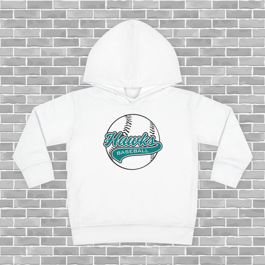 Hawks Baseball Toddler Pullover Fleece Hoodie