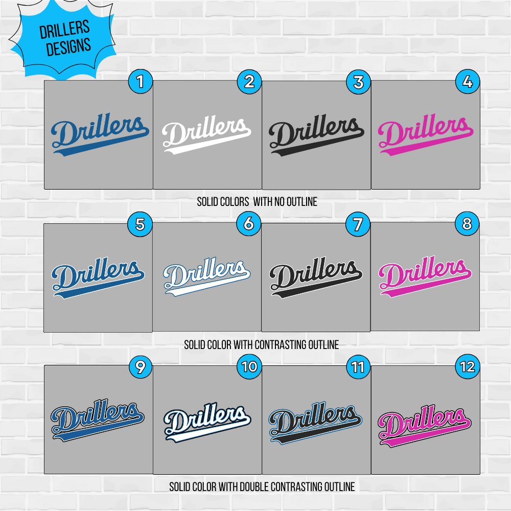 Drillers Sport-tek PosiCharge Competitor Tee (Adult & Youth Sizes Available)