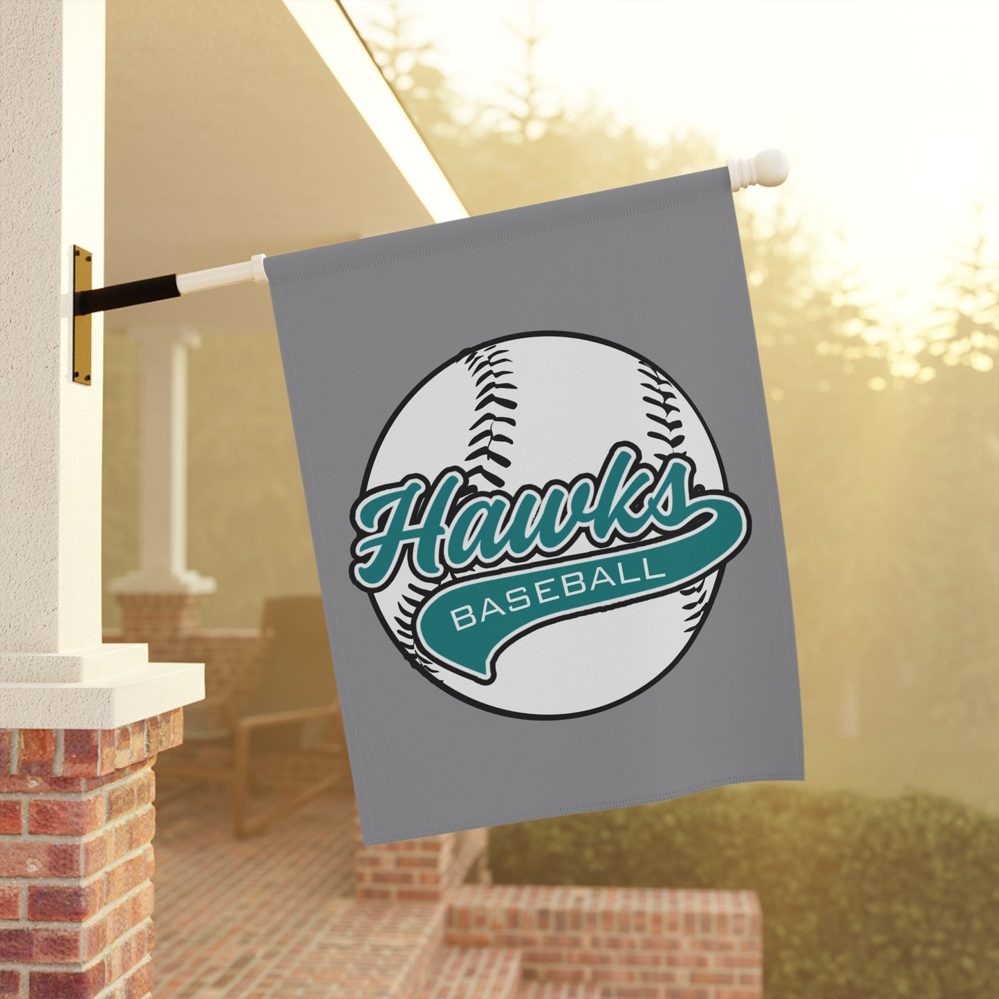 Hawks Baseball Garden & House Banner