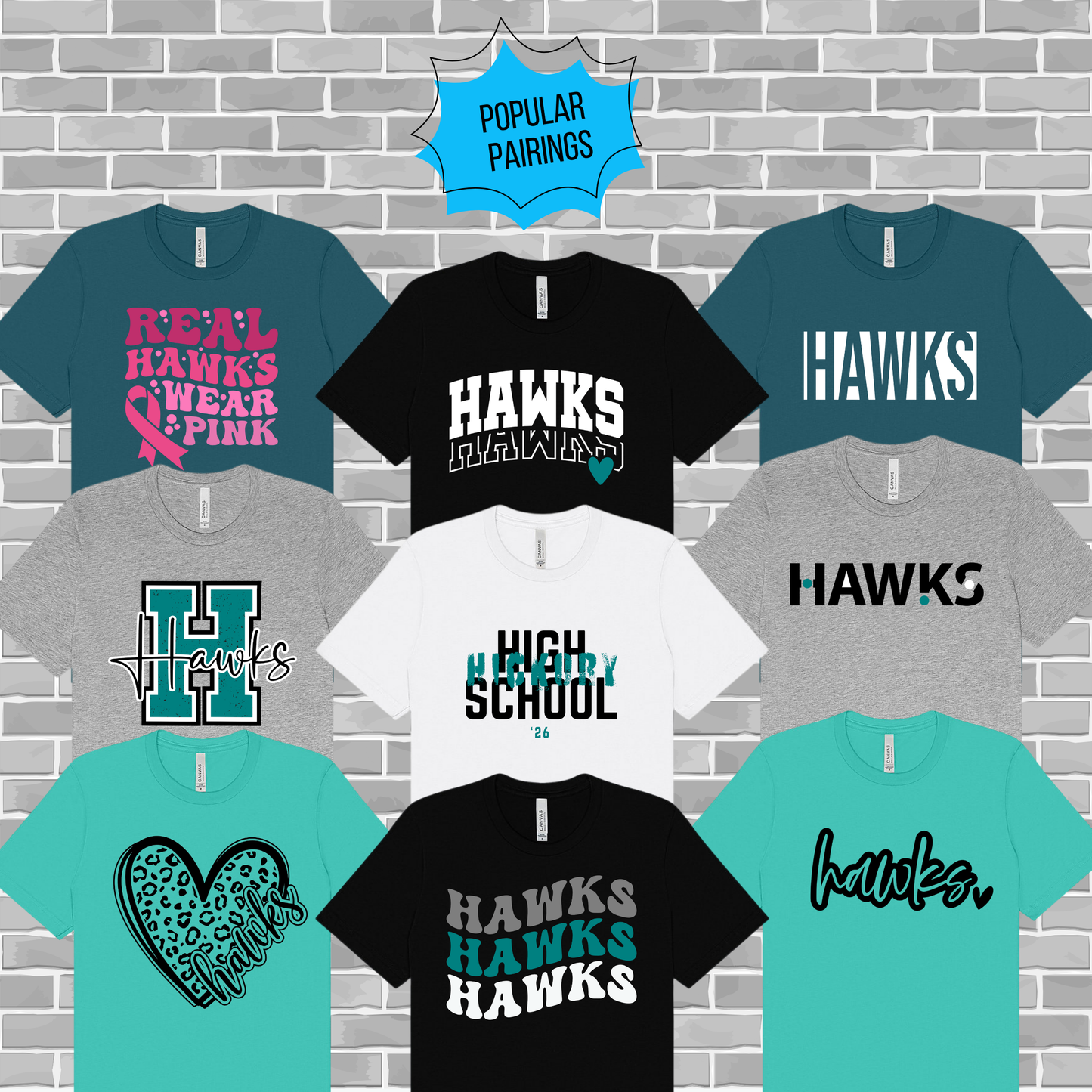 Hawks Unisex Short Sleeve Tee