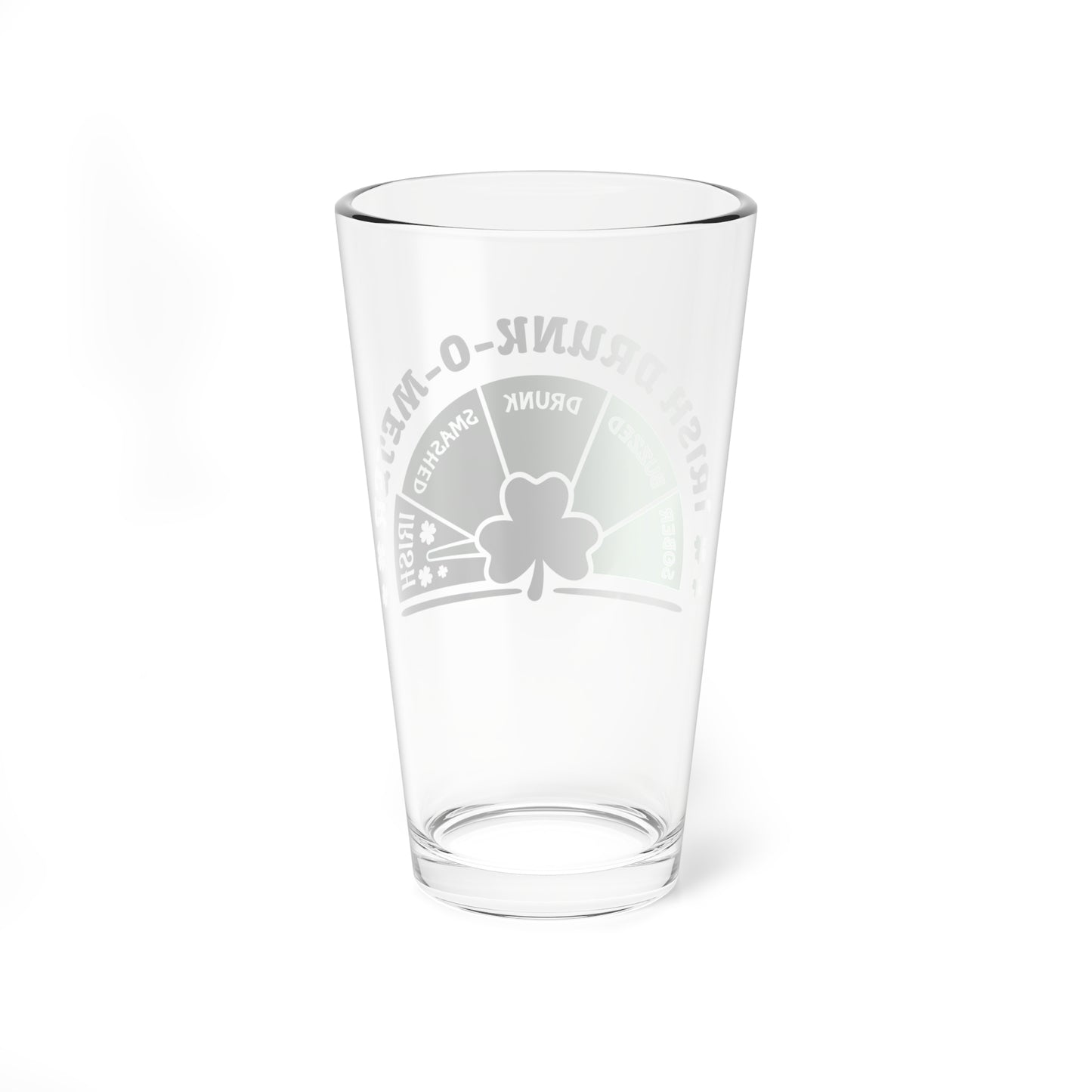 Irish Drunk-o-Meter Pint Glass