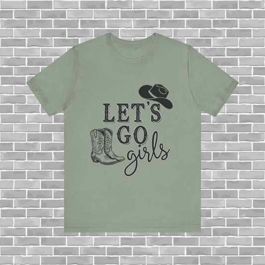 Lets Go Girls Bachelorette Party Tee