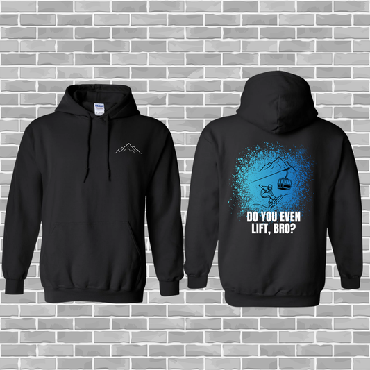 Cozy Ski & Snowboard Hoodie | Premium Gildan Heavy Blend Sweatshirt
