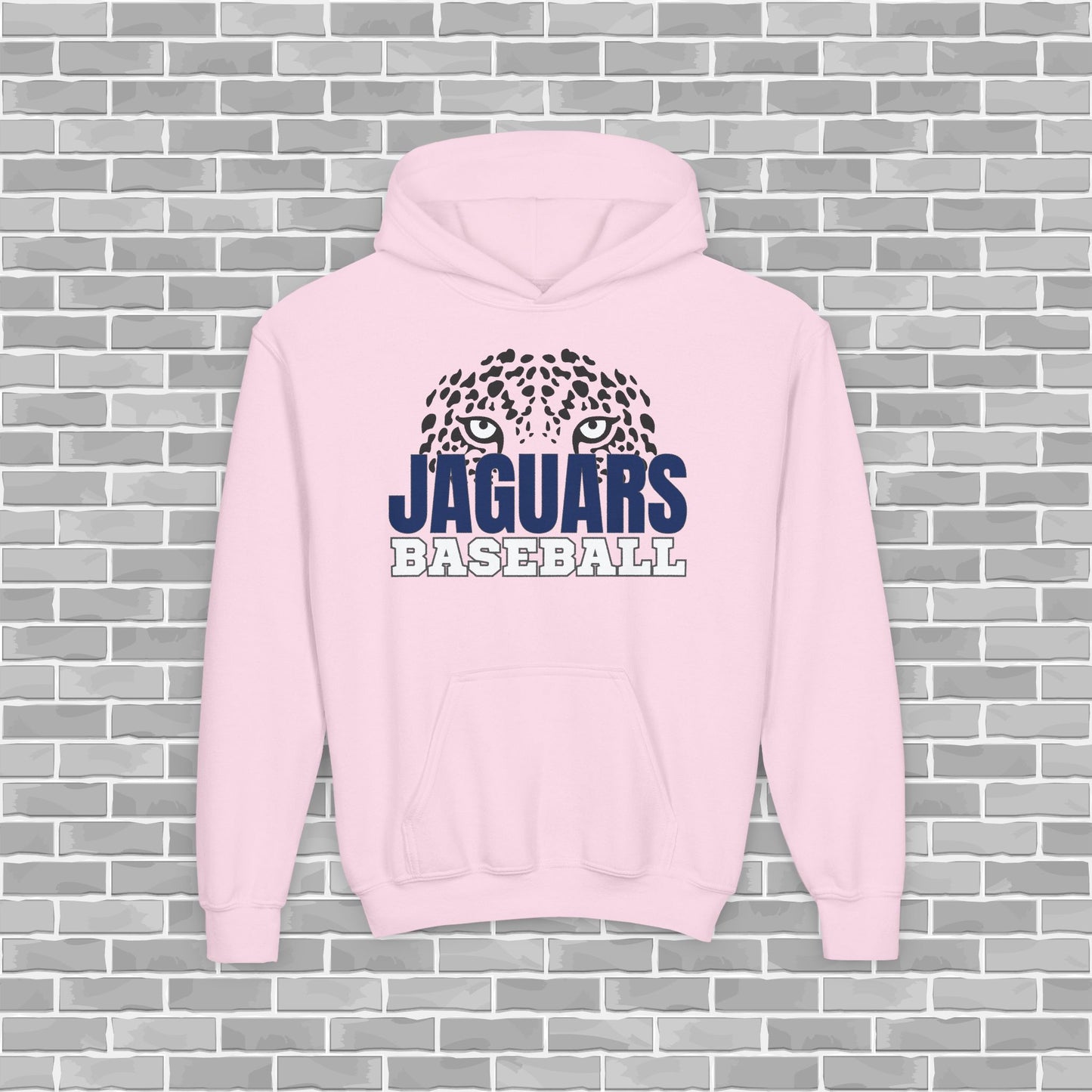 Jaguars Baseball Youth Unisex Hoodie (Customizable)