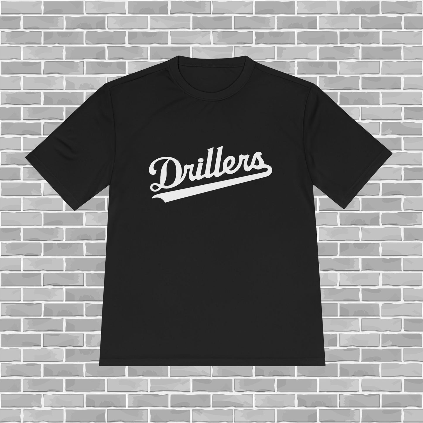 Drillers Adult Unisex Moisture Wicking Tee  (Customizable