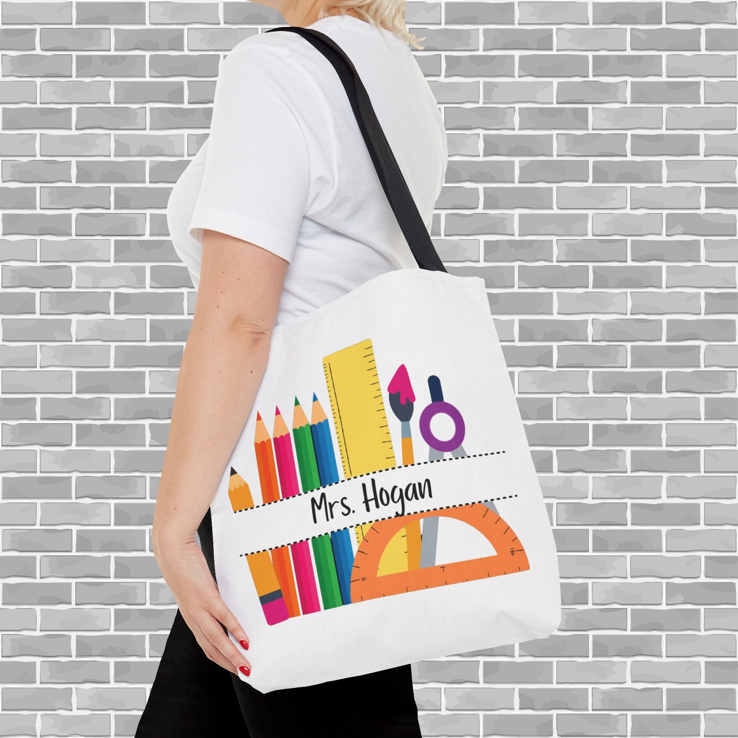 Teacher Tote Bag (Customizable)