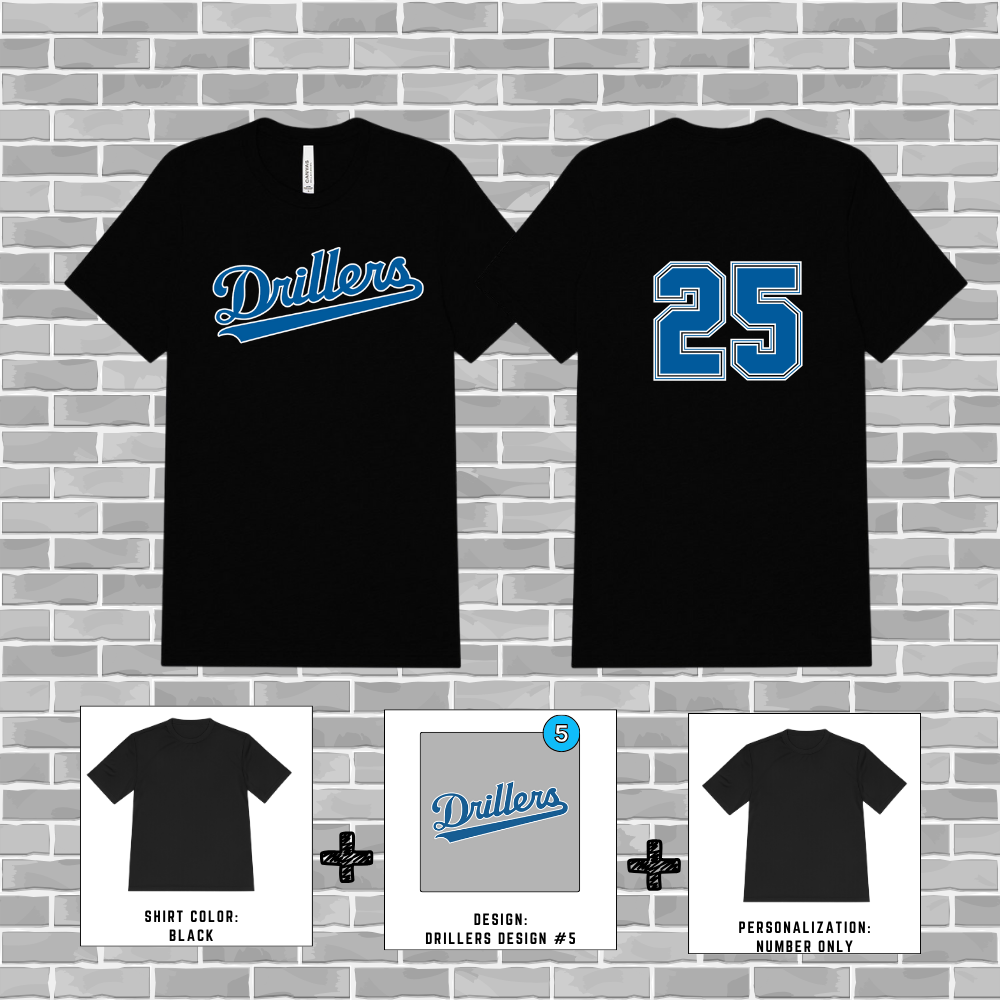 Drillers Unisex Triblend T-Shirt (Adult & Youth Sizes Available)