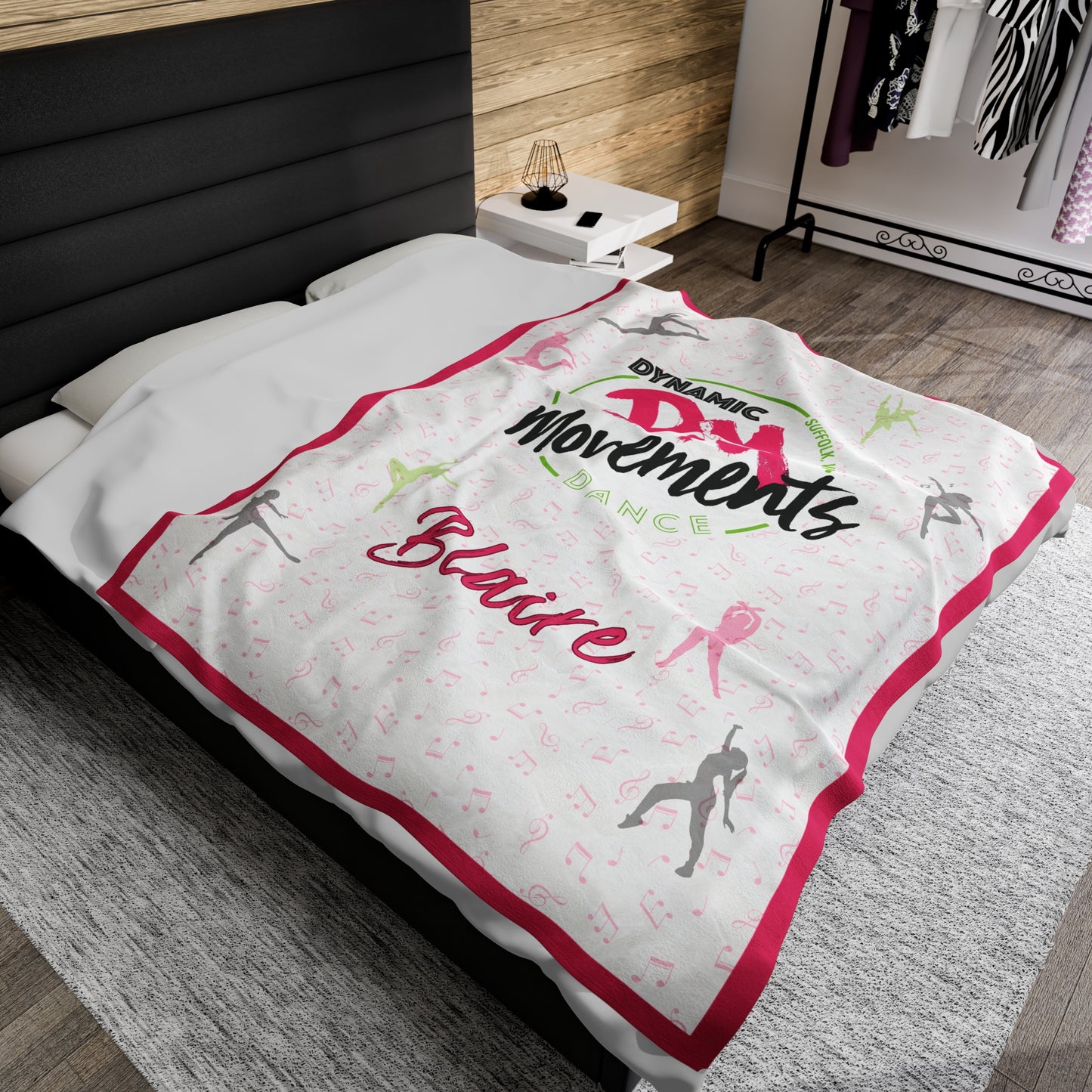 Dynamic Movements Soft Plush Blanket (Customizable)