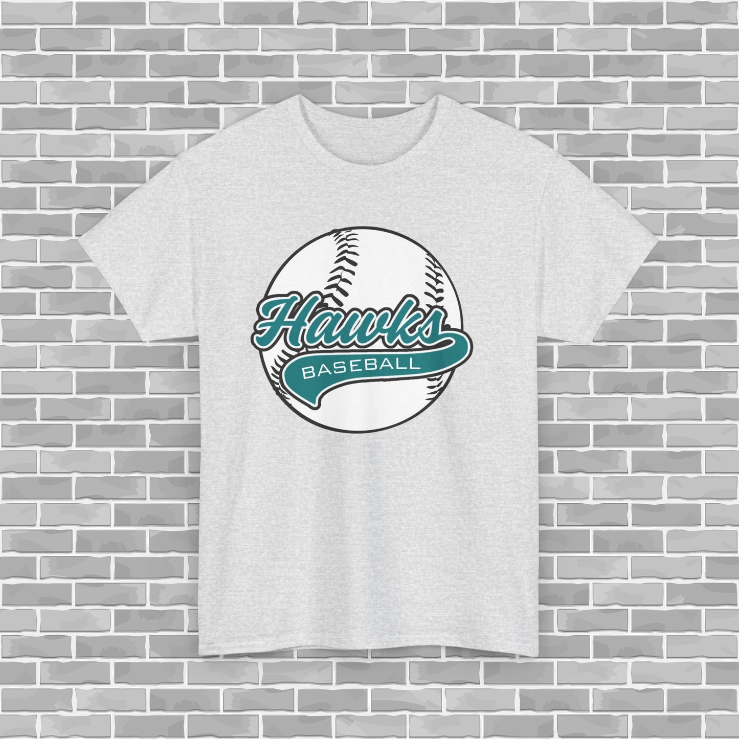 Hawks Baseball Adult Unisex Tee (Customizable)