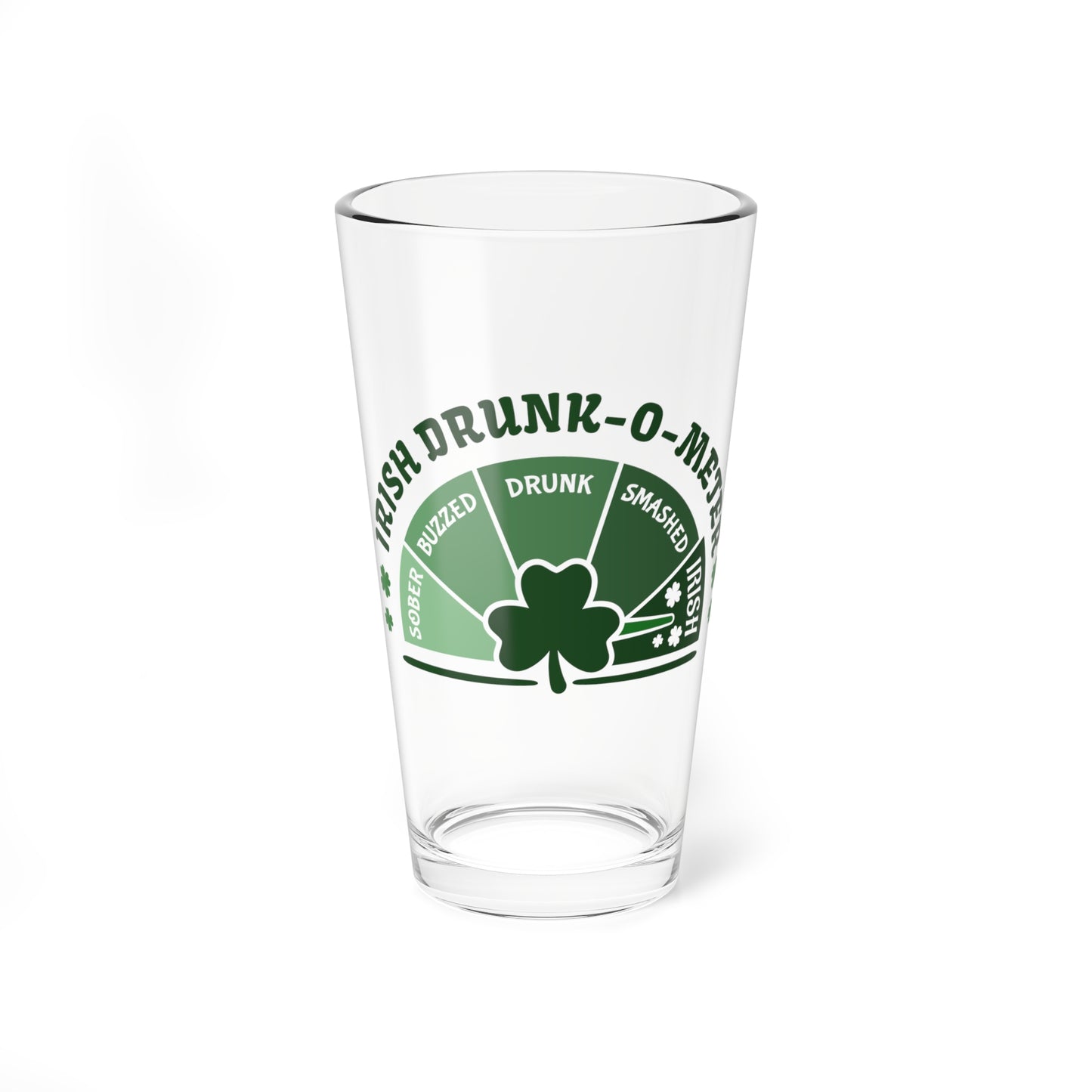 Irish Drunk-o-Meter Pint Glass