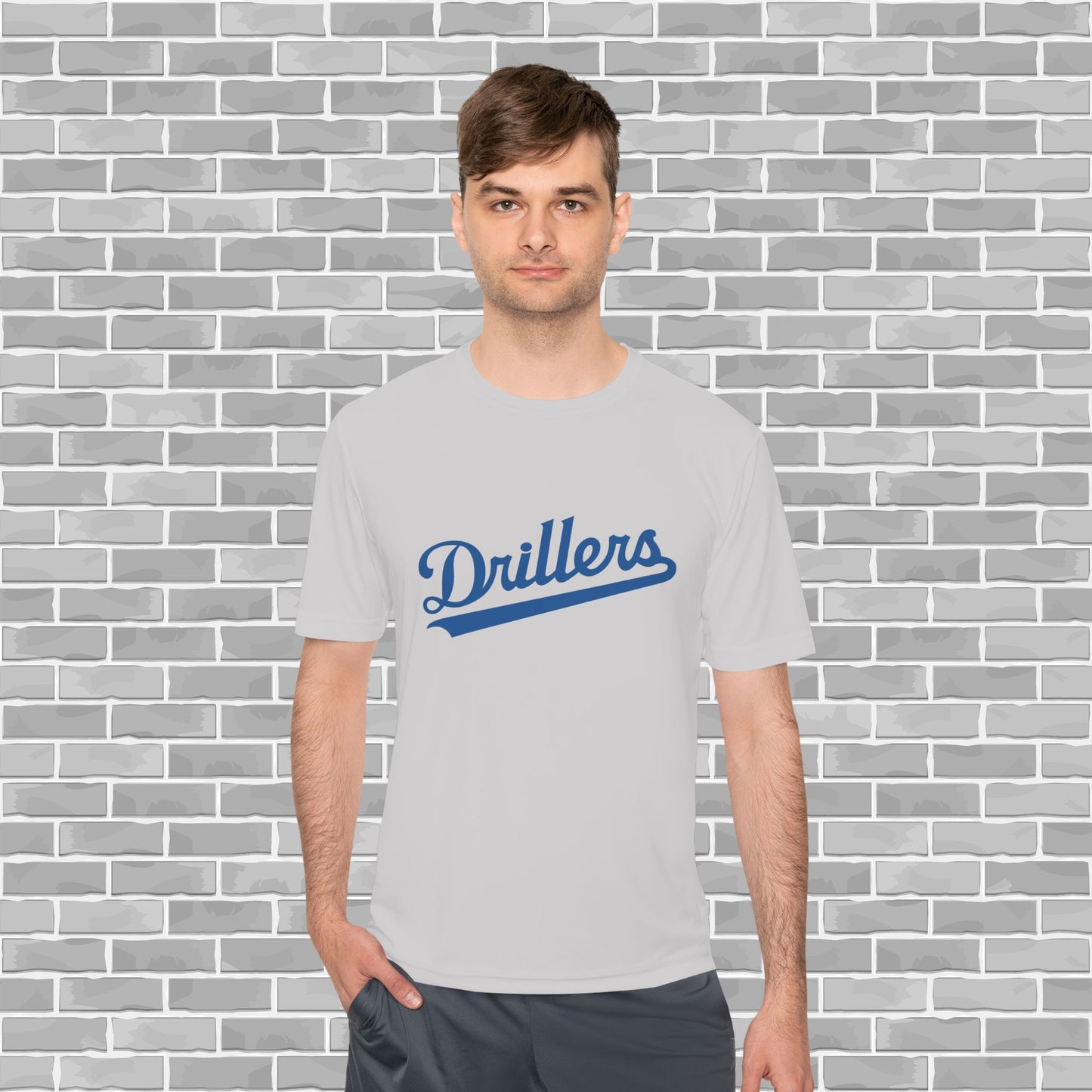 Drillers Adult Unisex Moisture Wicking Tee (Customizable)