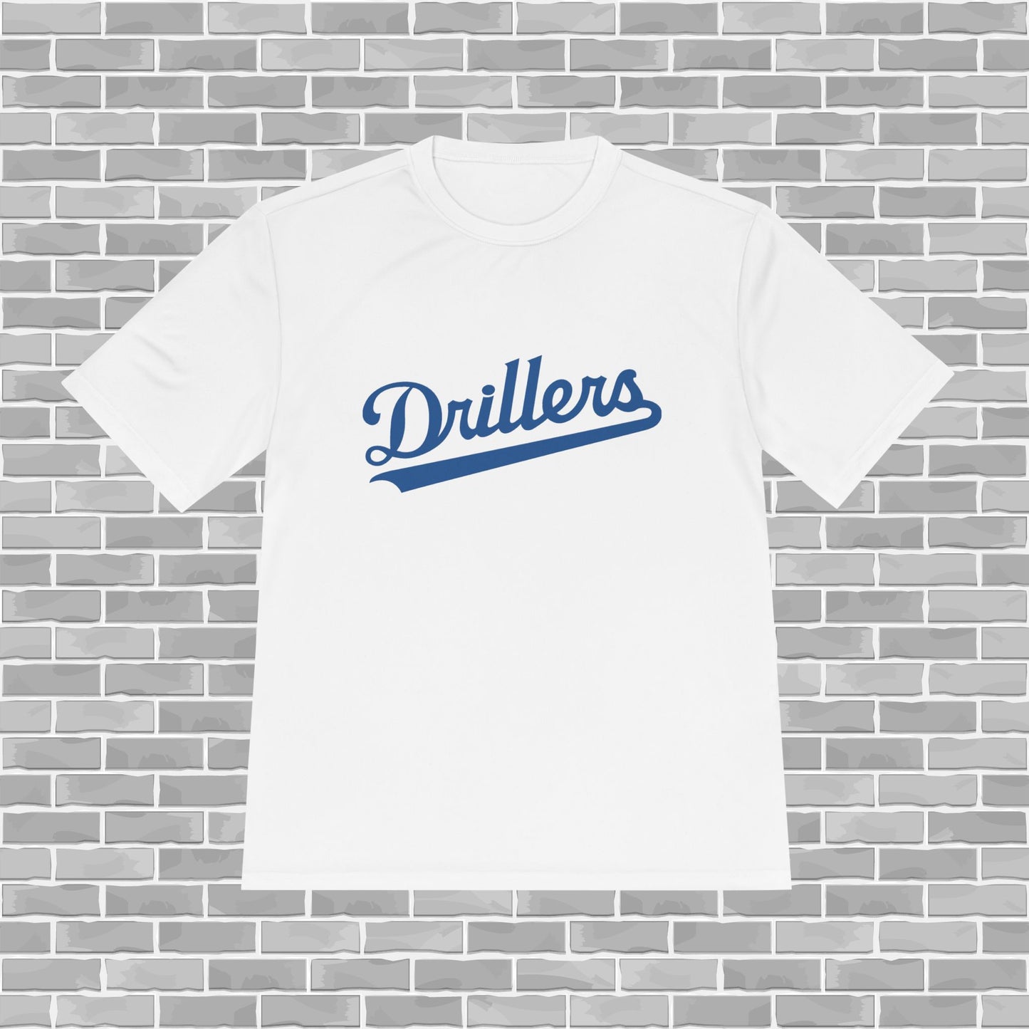 Drillers Adult Unisex Moisture Wicking Tee (Customizable)