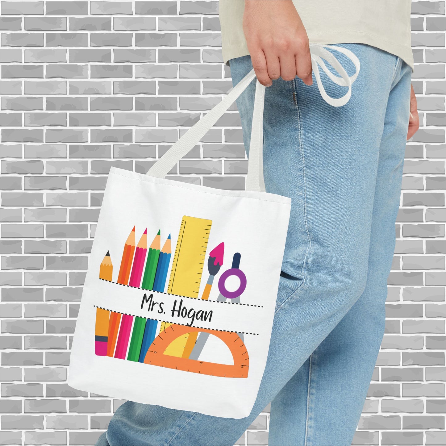 Teacher Tote Bag (Customizable)