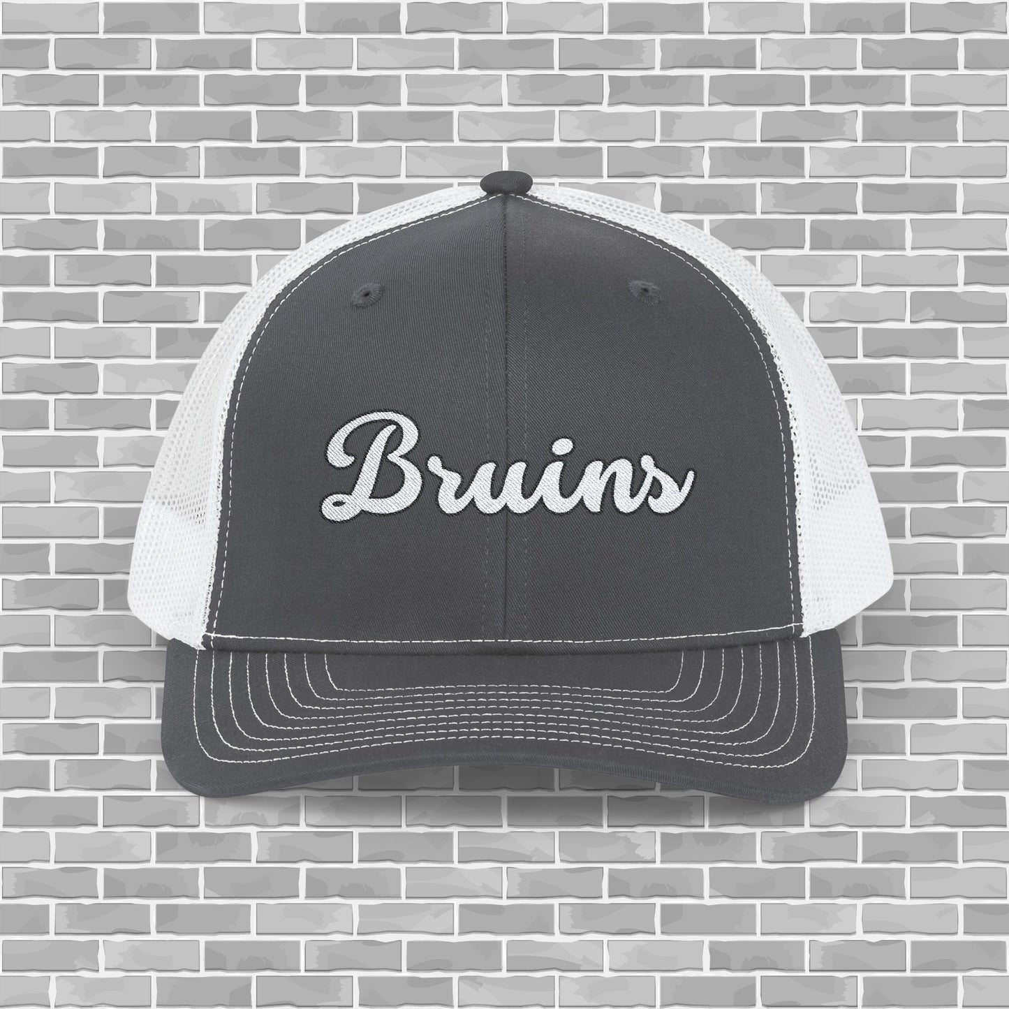 Bruins Embroidered Snapback Trucker Cap