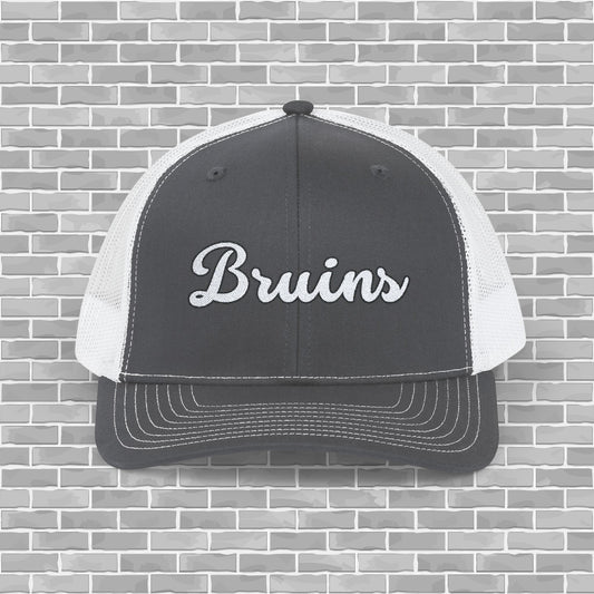 Bruins Embroidered Snapback Trucker Cap