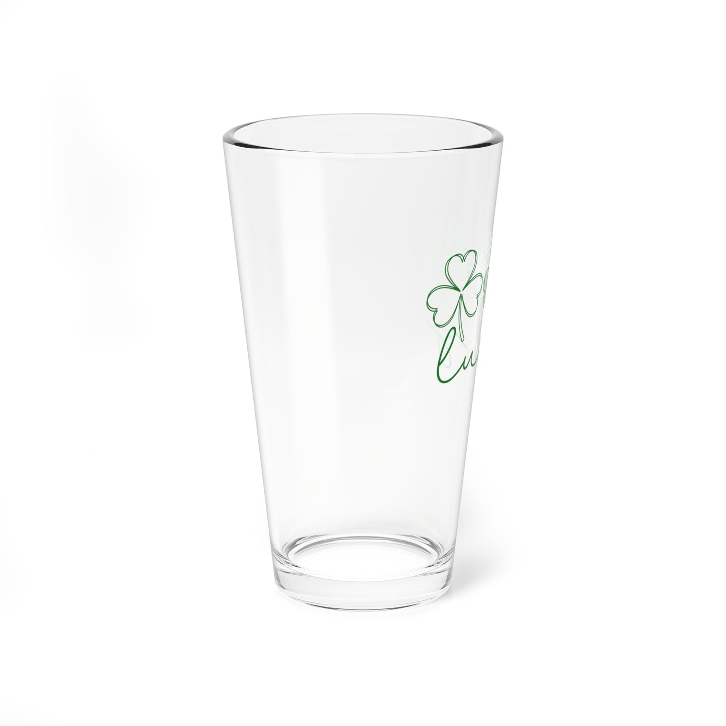 Lucky Shamrock Pint Glass