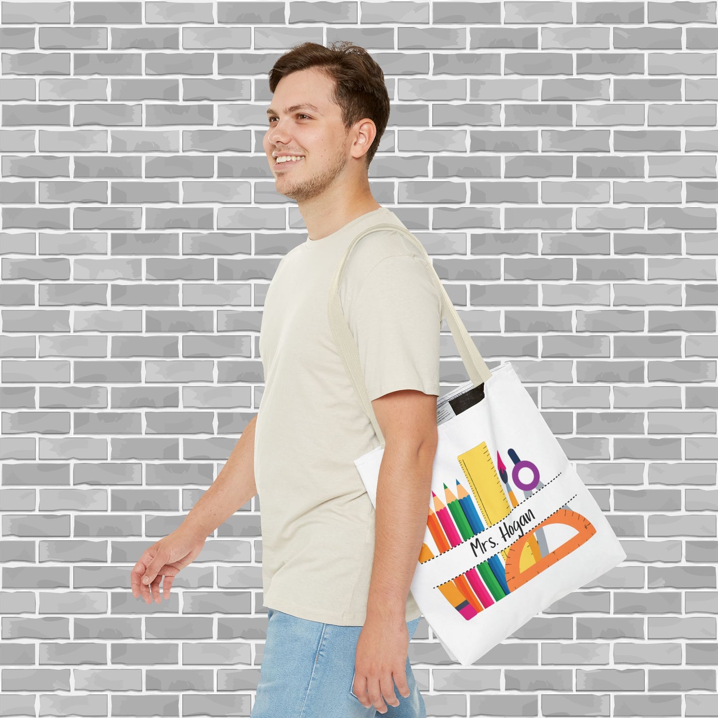 Teacher Tote Bag (Customizable)