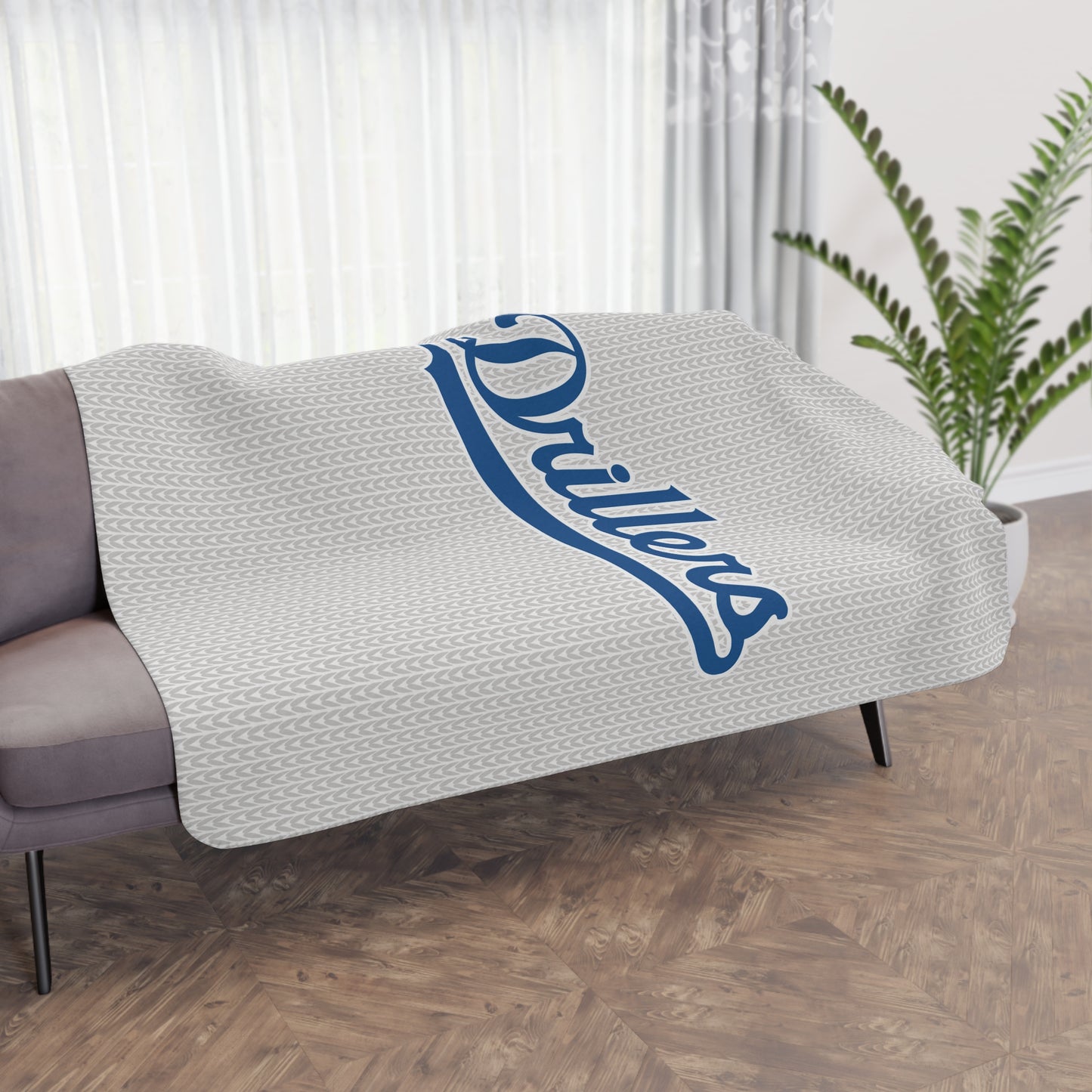 Drillers Game Day Sherpa Blanket (Customizable)