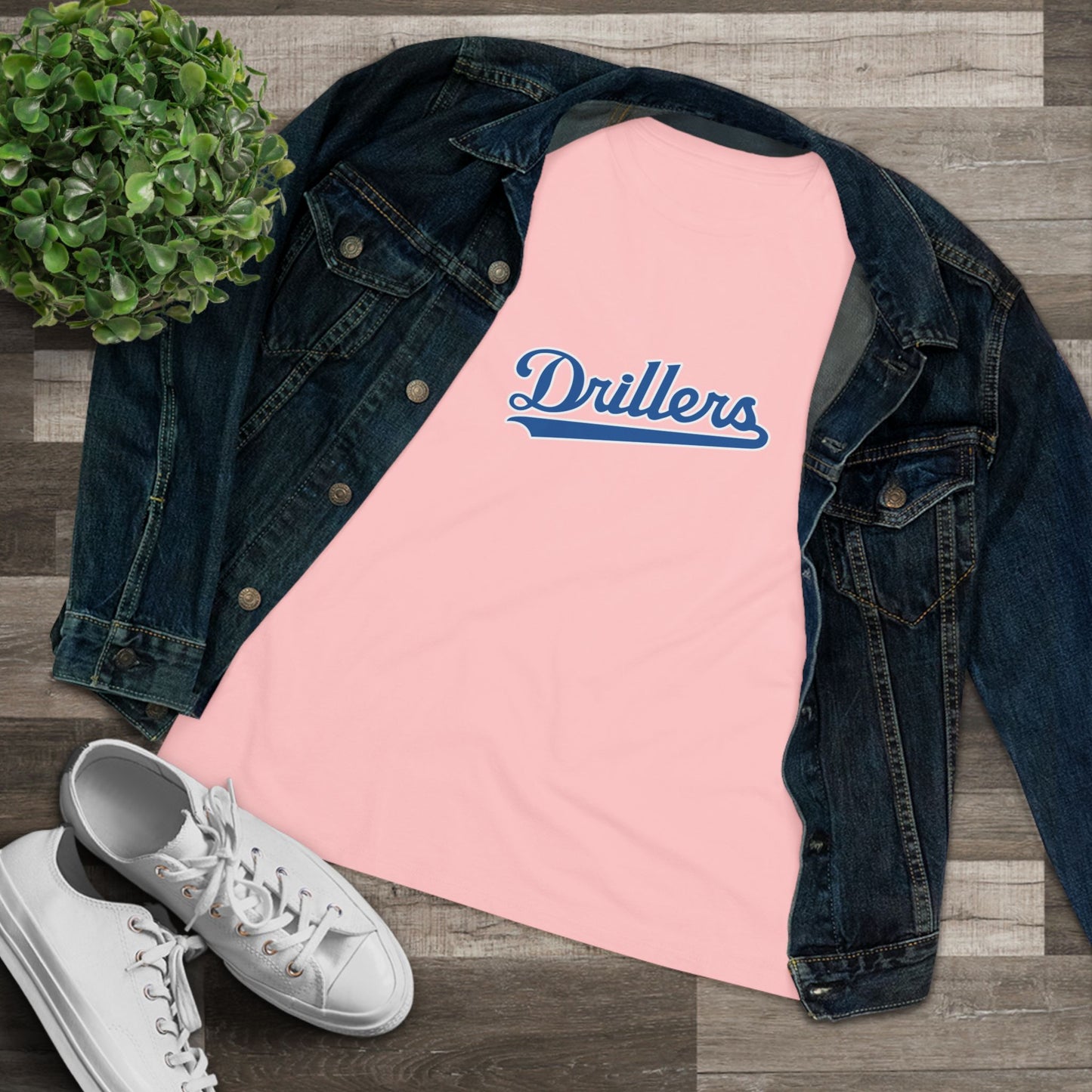 Drillers Women's Cotton Tee (Customizable)