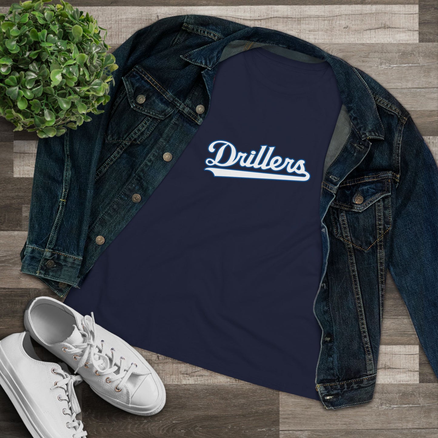 Drillers Women's Cotton Tee (Customizable)