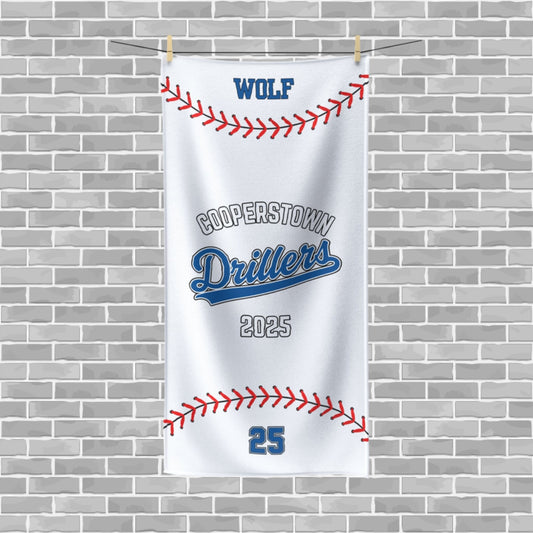 Cooperstown Drillers Baseball Towel