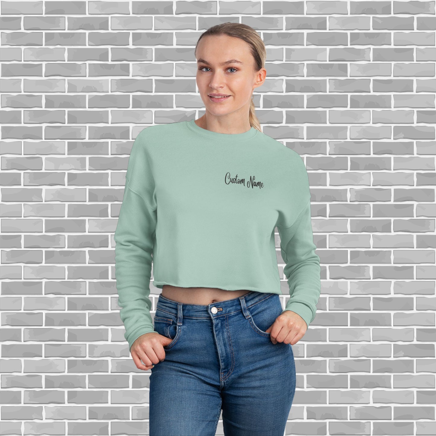 Gymnastics Cropped Sweatshirt (Customizable)