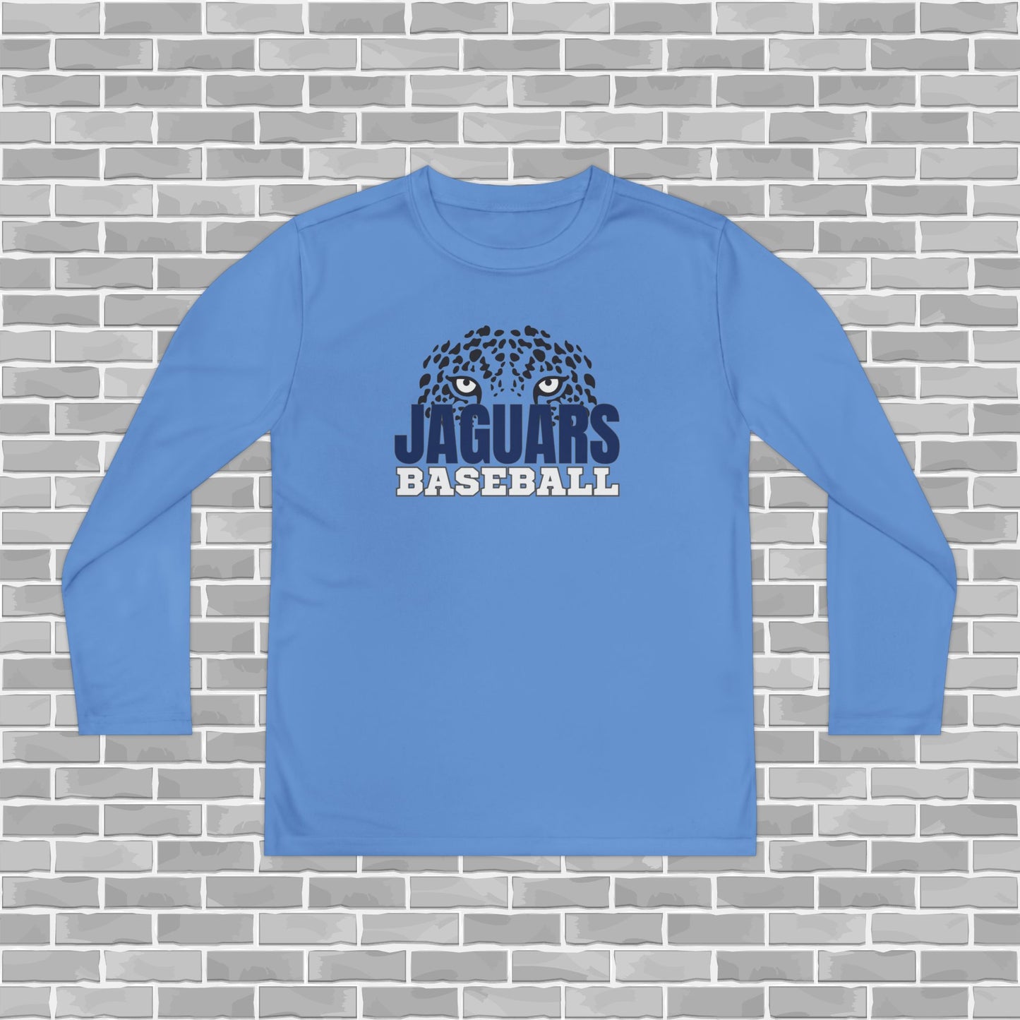 Jaguars Baseball Youth Unisex Long Sleeve Competitor Tee (Customizable)