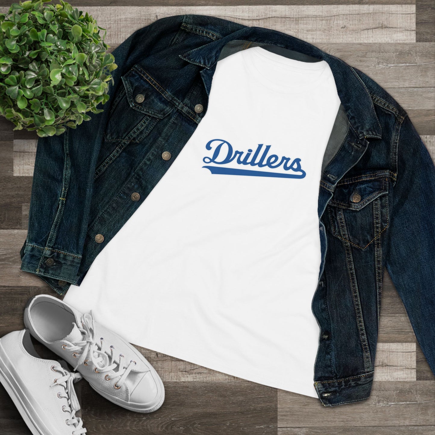 Drillers Women's Cotton Tee (Customizable)