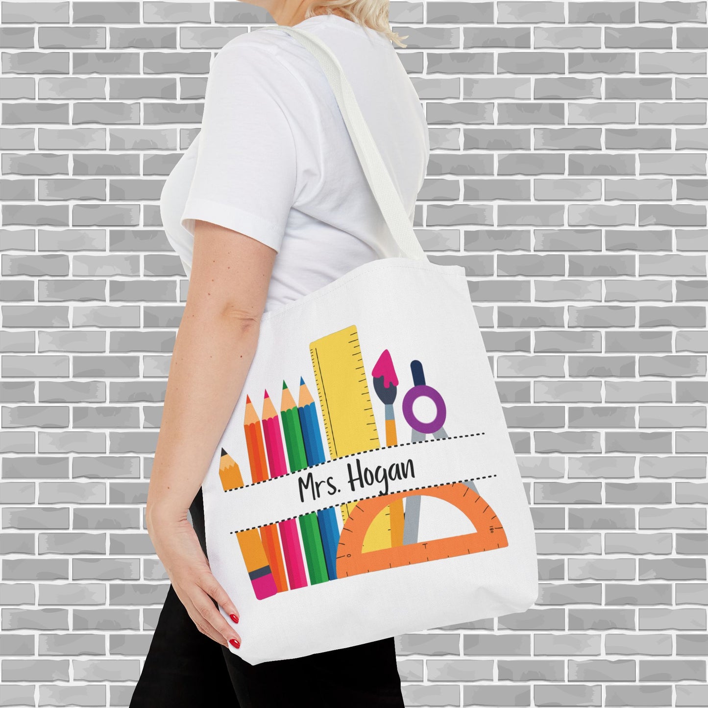 Teacher Tote Bag (Customizable)