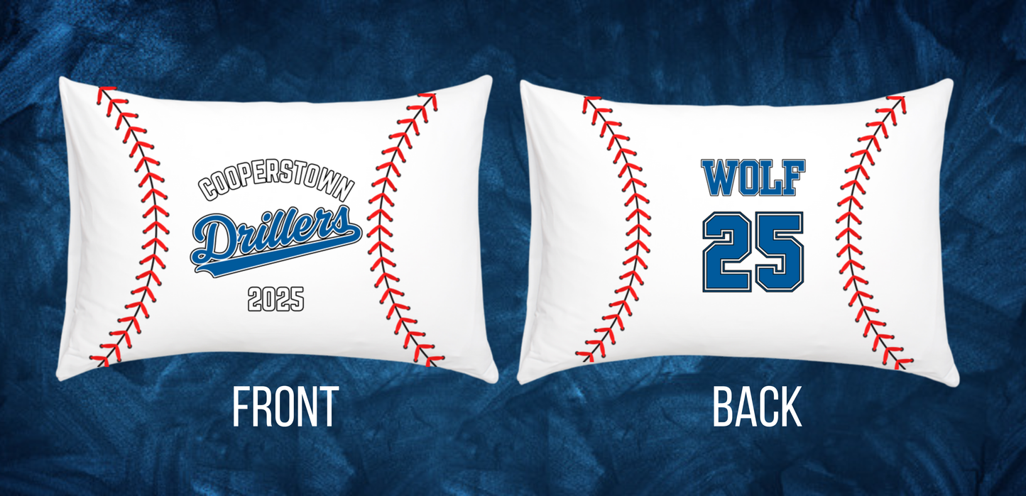 Baseball Cooperstown Pillowcase (Customizable)