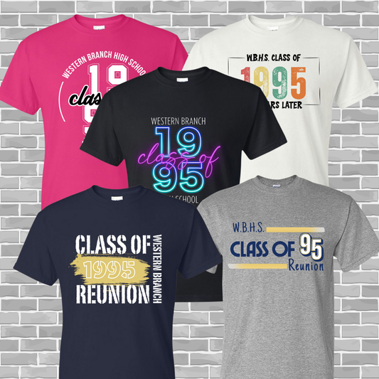 WBHS C/O '95 Adult Gildan G640 Adult Softstyle 4.5 oz T-Shirt