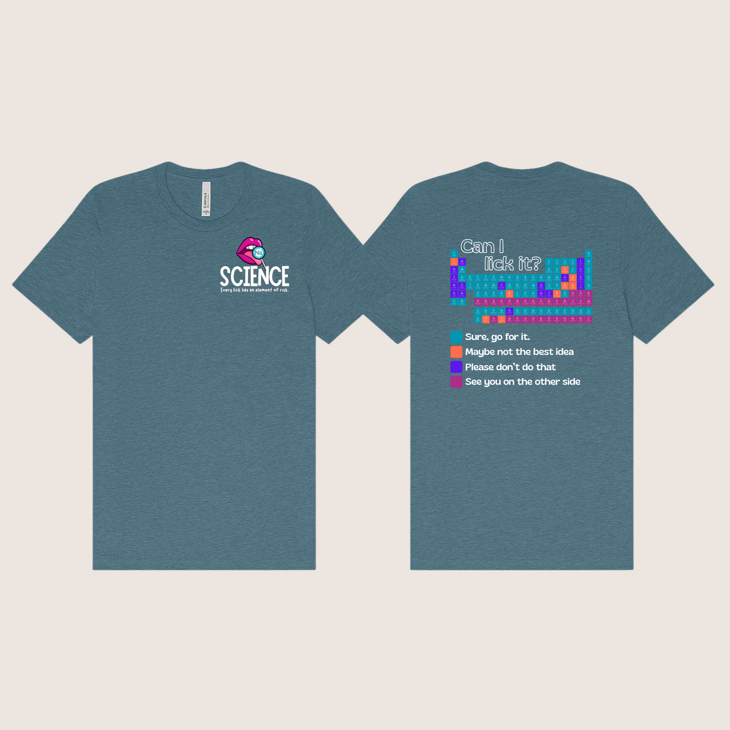 Science: Can I lick it? Periodic Table Tee