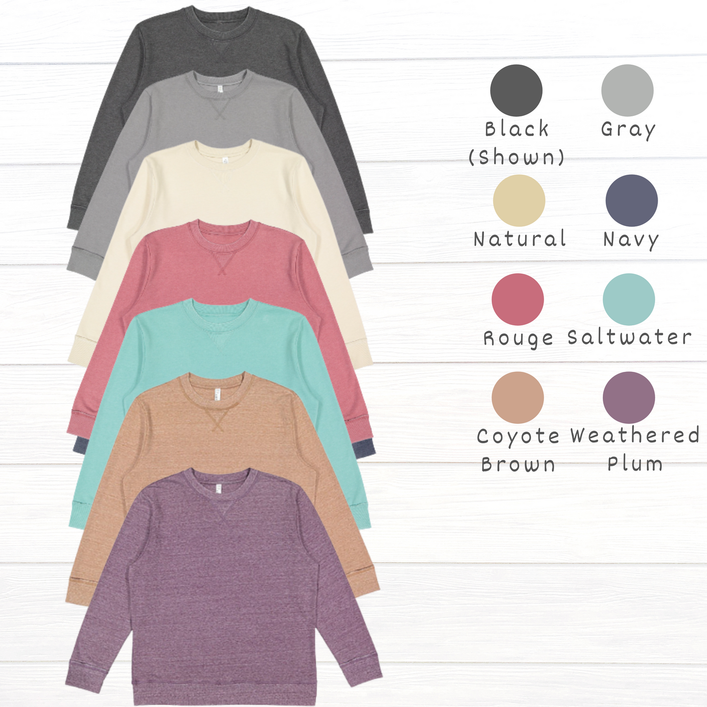 Hot flashes. Cold wine. Good books. Live and Tell Vintage Wash Fleece Sweatshirt