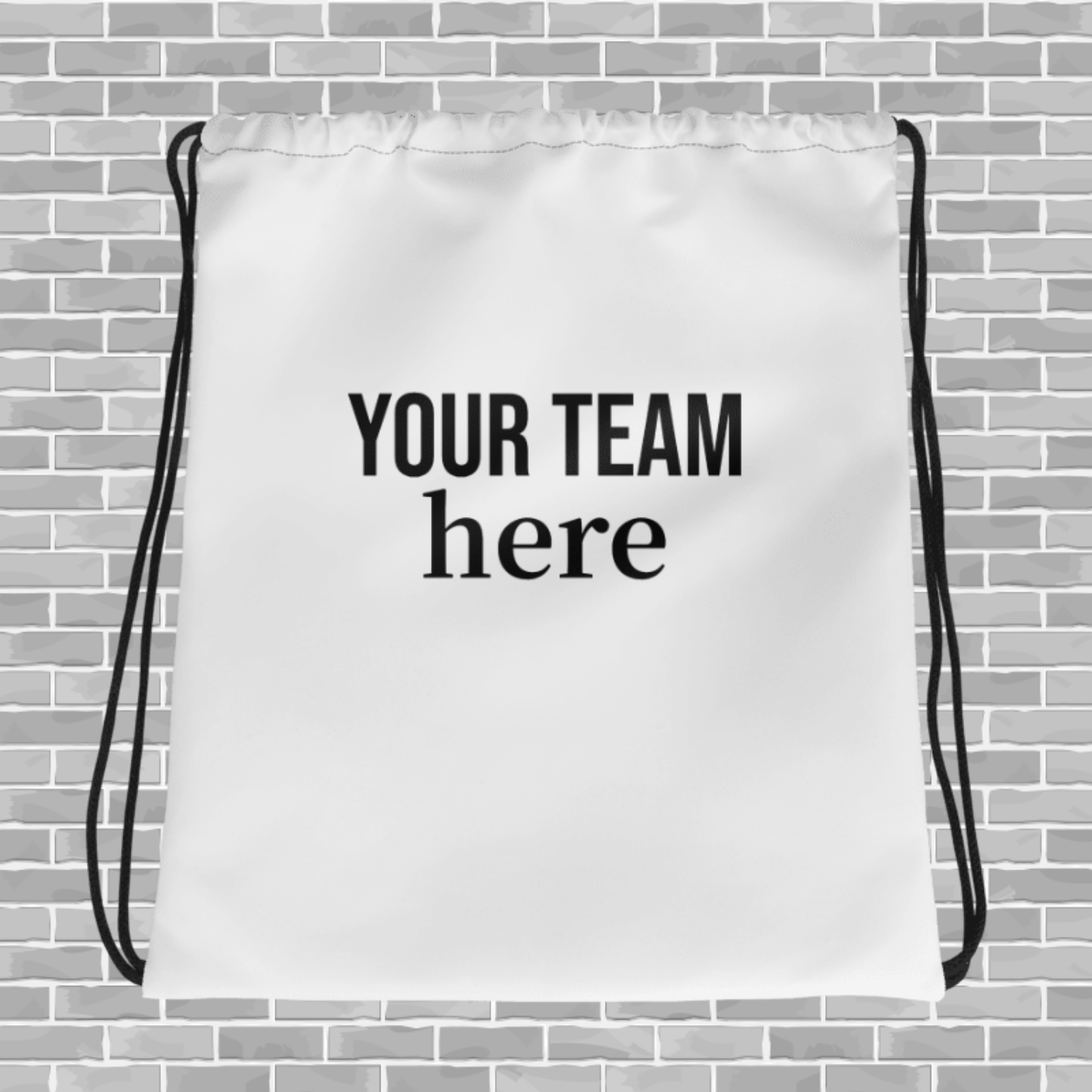 Team Drawstring Bag (Customizable)