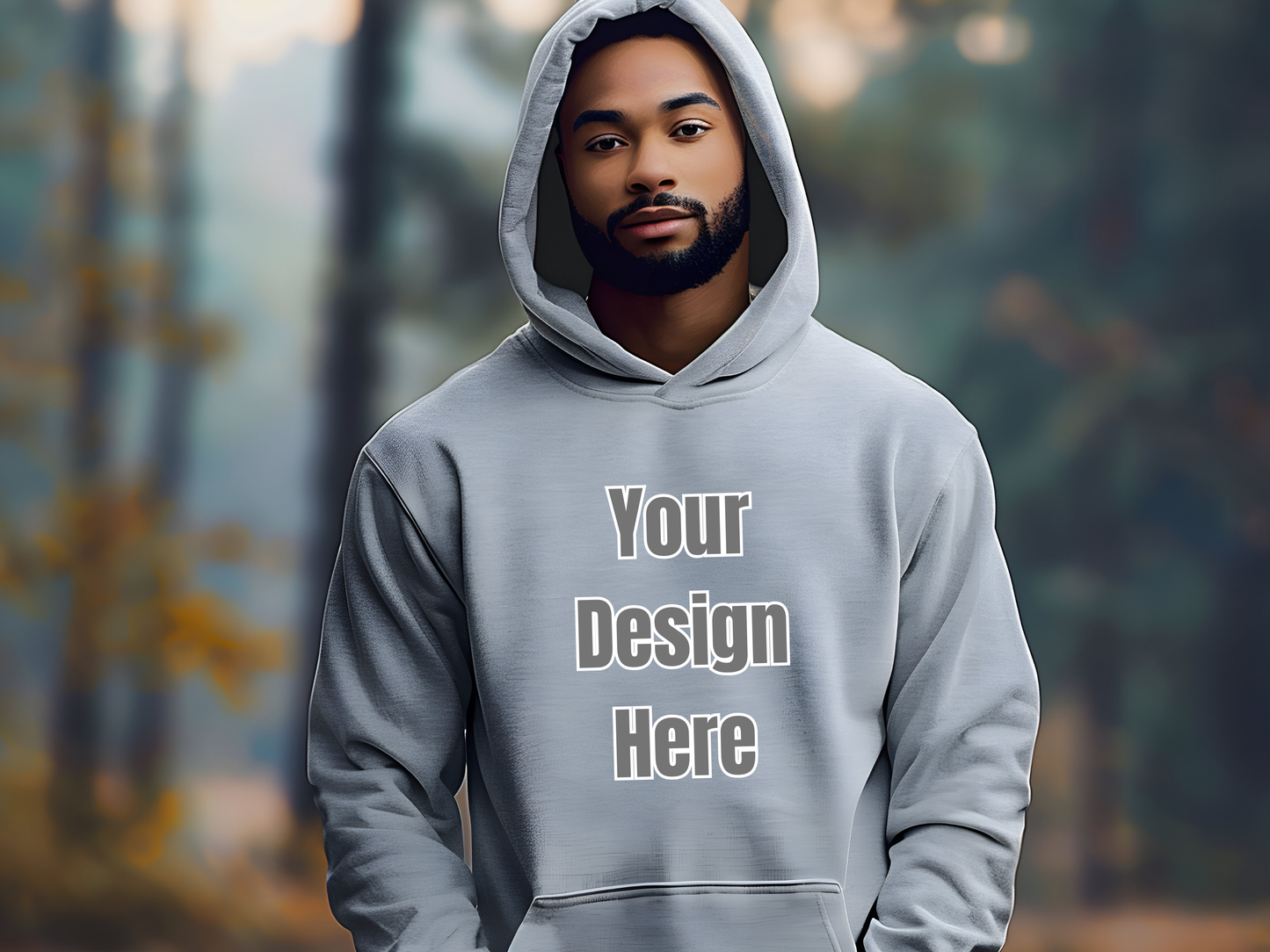 Custom Team Logo Hoodie - Youth Heavy Blend