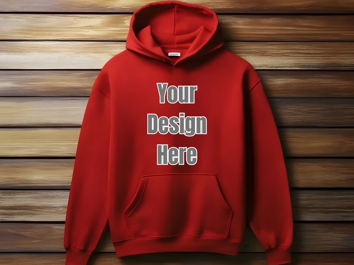 Custom Team Logo Hoodie - Youth Heavy Blend